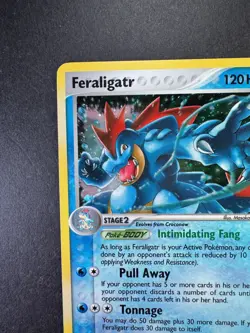 2005 Pokemon Feraligatr EX Unseen Forces Holo 4/115 - Image 2