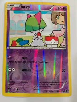 Ralts 68/162 - XY Breakthrough Reverse Pokemon Holo Foil Rare Nice! - Image 1