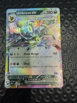 2025 Pokemon SV Prismatic Evolutions PRE EN Umbreon ex #060/131 - Image 1