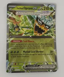 2025 Pokemon SV Prismatic Evolutions PRE EN Teal Mask Ogerpon ex #012/131 - Image 1