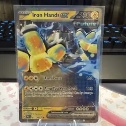 2025 Pokemon SV Prismatic Evolutions PRE EN Iron Hands ex #031/131 - Image 1