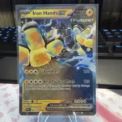 2025 Pokemon SV Prismatic Evolutions PRE EN Iron Hands ex #031/131 - Image 3