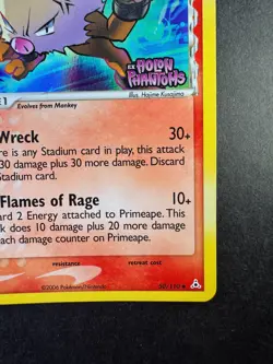 2006 Pokemon Primeape EX Holon Phantoms 50/110 Reverse Holo Stamped - Image 5