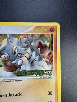 Pokemon Rhydon Ex Emerald Reverse Holo Rare Stamped 19/106 TCG 2005 - Image 3