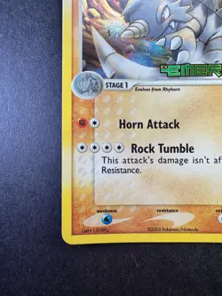 Pokemon Rhydon Ex Emerald Reverse Holo Rare Stamped 19/106 TCG 2005 - Image 4