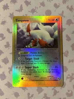 Pokemon Zangoose 14/100 EX Sandstorm Reverse Holo Rare - Image 1