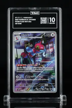 Pokemon Porygon-Z 077/066 Sv4m Future Flash Art Rare Holo TAG 10 Japanese #03 - Image 1