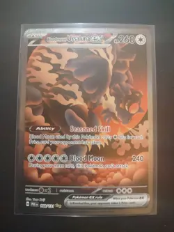 Pokemon Bloodmoon Ursaluna ex #168/131 English Prismatic Evolutions Sir - Image 1
