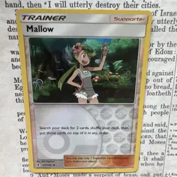 1x Mallow #127/145 SM Guardians Rising Pokemon TCG Uncommon Reverse Holo LP - Image 1