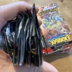Pokemon Scarlet & Violet Surging Sparks Job Lot Opened Open Packs Bundle - 16 - Image 2