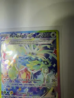 Pokemon TCG Terapagos ex SIR 169/131 Sv: Prismatic Evolutions Holo Full Art NM - Image 3