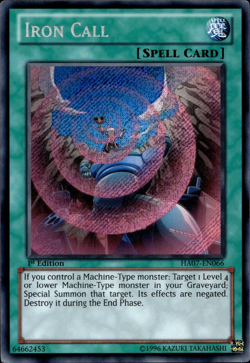 Iron Call - Secret Rare 1st Edition HA07-EN066 - NM - YuGiOh - Image 1