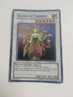 YuGiOh! Queen of Thorns CSOC-EN042 Super Rare Unlimited - Image 1