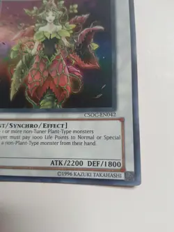 YuGiOh! Queen of Thorns CSOC-EN042 Super Rare Unlimited - Image 5