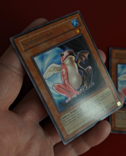 3X Yu-Gi-Oh! Substitoad (LODT-EN028), RARE, 1st EDITION, NM - NEAR MINT - Image 3