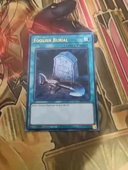 Foolish Burial - CH01-EN031 Ultra Rare 1ST ED NM Yugioh - Image 1