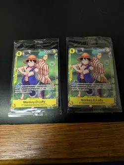 2x One Piece CCG Monkey.D.Luffy OP10-111 Rare Promo Card Factory Sealed - Image 1
