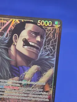 One Piece The Azure Sea’s Seven Crocodile OP14-079 Alternate Alt Art Leader NM - Image 4