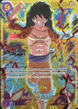 Monkey.D.Luffy One Piece TCG Emperors in the New World OP09-119 SEC - NM - Image 1