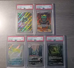 Pokemon Cards TCG 5 Pice Lot PSA 9 Mint - Image 1