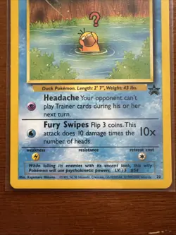 Pokemon TCG Psyduck Black Star Promo Card 20 - Image 5