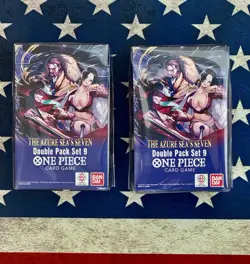 Lot of 2 - One Piece Card Game Double Pack Vol. 9 DP09 - OP14-EB04 - English 2x - Image 1