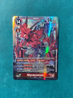 1x BT24-018 Styracomon Time Stranger Digimon Card Game x1 - Image 1