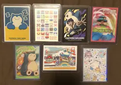 Pokemon Snorlax Card Sleeve Lot (7) - Image 1
