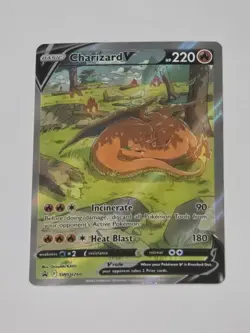 2022 Charizard V SWSH260 Sword & Shield HOLO Promo Card - Image 1
