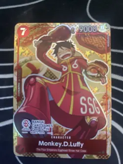 Monkey.D.Luffy (Bandai Card Games Fest 24-25) P-080 One Piece Promotion Cards... - Image 1