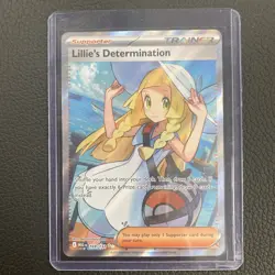 Pokemon TCG Mega Evolution Lillie's Determination Full Art Trainer Card 169/132 - Image 1