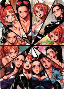 NAMI ONE PIECE Holographic Custom Art Goddess Story Anime Collectible Card - Image 2