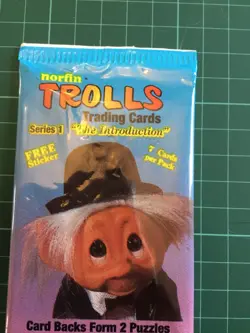 Norfin Trolls Trading Cards Series 1 Sealed pack - Image 1