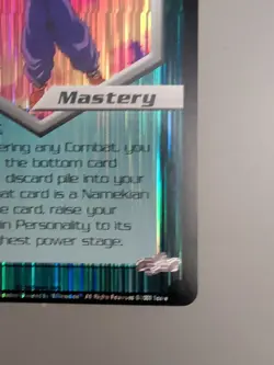 DBZ Dragon Ball Z FOIL Namekian Style Mastery 147 CCG Unlimited Trunks Saga Card - Image 5
