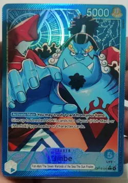 One Piece TCG OP14-040 Jinbe Leader Alt Art AA Card Game CCG English - Image 1