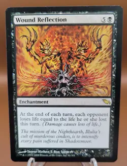Wound Reflection x1 MTG Shadowmoor Magic Light Play LP English - Image 1