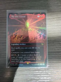 The Fire Crystal (Borderless) Final Fantasy Foil - Image 1
