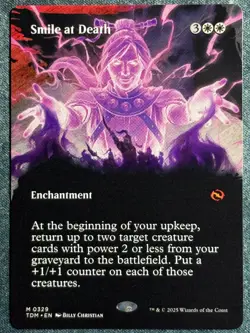 Smile at Death Borderless Art Tarkir Dragonstorm MTG 2025 - Image 1
