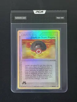 Carte Pokemon Boule De Team Magma 80/95 Ex Team Aqua Vs Team Magma FR NM PCA - Image 2