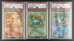 PSA 10 Pokemon Charizard Venusaur Blastoise 25th Promo Anniversary Japanese - Image 1