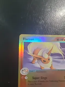 Flareon - 5/100 - Pokemon Ex Sandstorm Reverse Holo Card NM - Image 3
