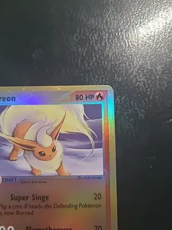 Flareon - 5/100 - Pokemon Ex Sandstorm Reverse Holo Card NM - Image 4