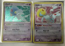 🔥 Uxie 18/123 Azelf 4/122 Mysterious Treasures Holo Rare Pokemon TCG 🔥 - Image 1