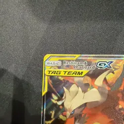 Reshiram & Charizard GX Pokemon Sun & Moon Black Star Promo #SM201 - Near Mint - Image 2