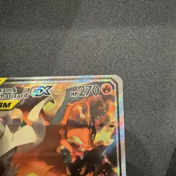 Reshiram & Charizard GX Pokemon Sun & Moon Black Star Promo #SM201 - Near Mint - Image 3