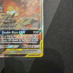 Reshiram & Charizard GX Pokemon Sun & Moon Black Star Promo #SM201 - Near Mint - Image 4