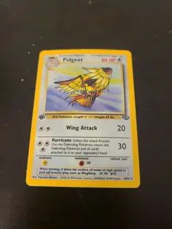 1st Edition Pidgeot Holo 1999 Pokemon Jungle Set 8/64 Rare Foil WOTC - Image 1