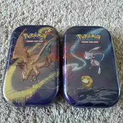 Pokemon TCG Kanto Power Mew And Psyduck Mini Tin Factory Sealed Charzard - Image 1