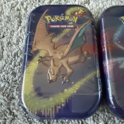 Pokemon TCG Kanto Power Mew And Psyduck Mini Tin Factory Sealed Charzard - Image 2