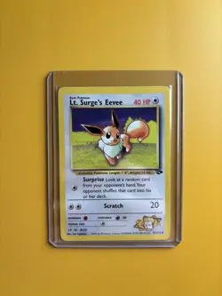Lt. Surge Eevee | 51/132 | Gym Challenge | Pokemon TCG NM Condition - Image 4